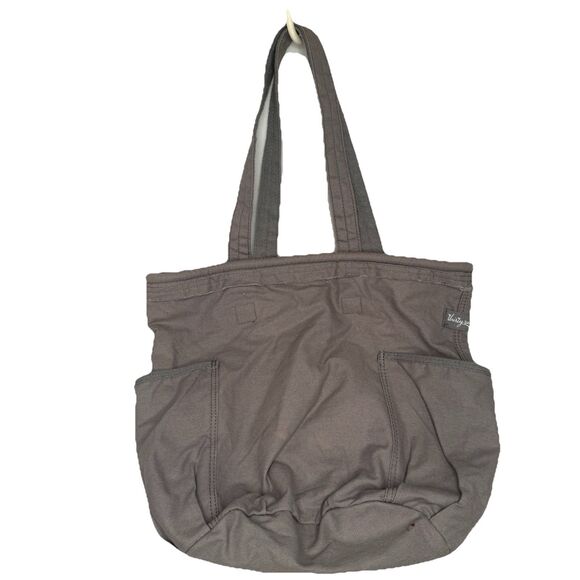 Thirty-One 31 Retro Metro Tote Bag Gray Hobo Shoulder Purse Y2K EUC - Picture 1 of 16
